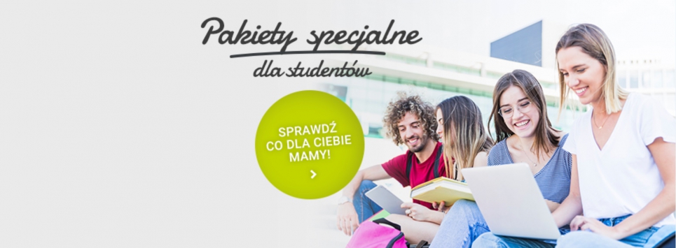   Jesteś studentem? Sprawdź nową ofertę na TV i internet!<br/>
TYLKO DLA STUDENTÓW!<br/>
Nowe pakiety usług do wyboru!